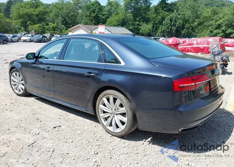 2017 Audi A8 L 3.0T из США, поврежденный, VIN WAU44AFD9HN014383